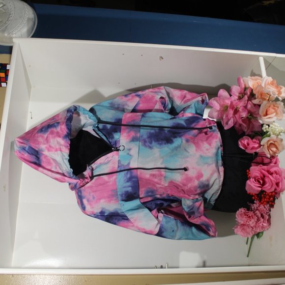 4/$25 Tie Dye Windbreaker Size Small 3-5 Juniors - Picture 4 of 5